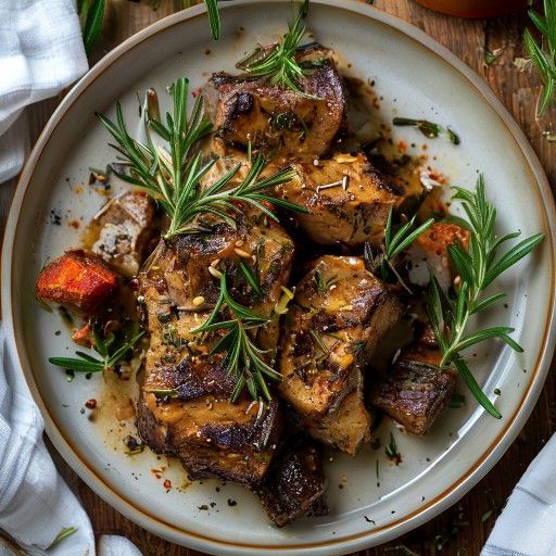 Rosemary Lamb Shoulder on the Grill