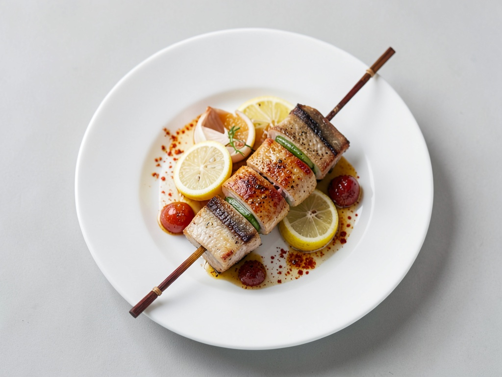 Spiedini di pesce spada alla griglia