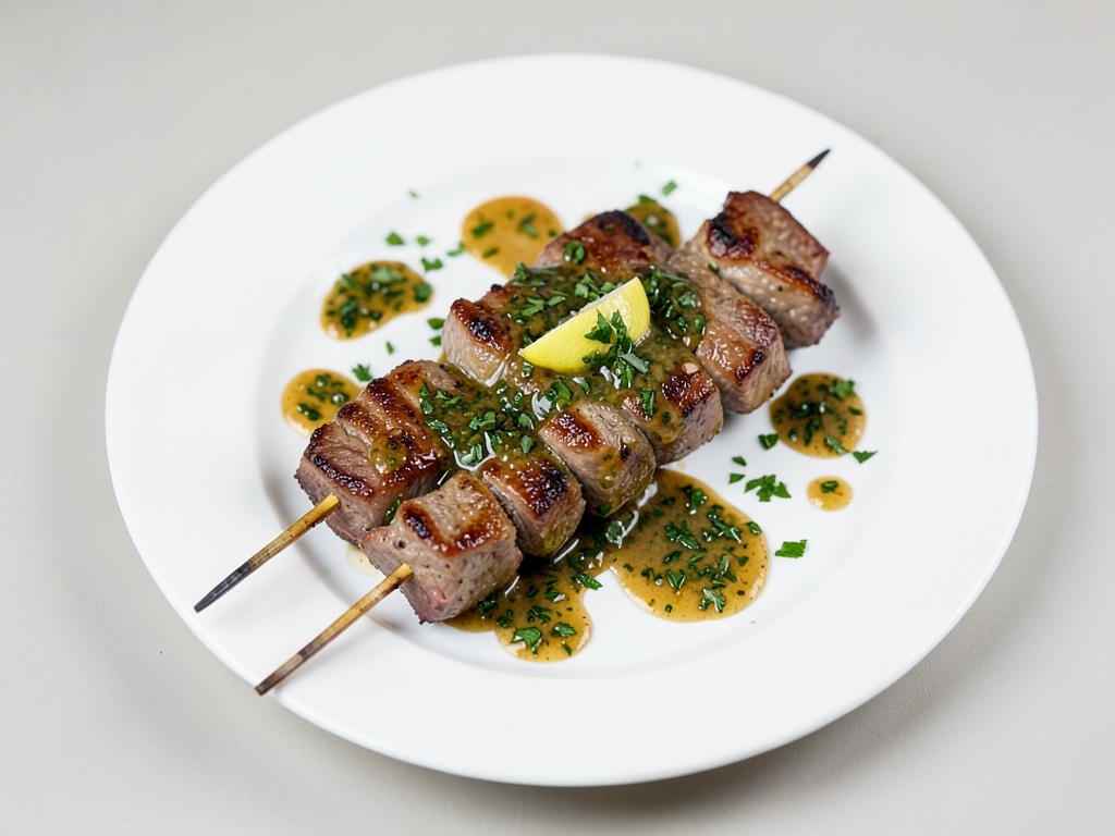 Spiedini di agnello con marinata al limone e erbe