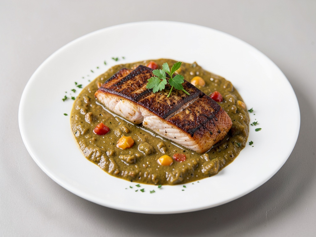 Merluzzo alla griglia al curry