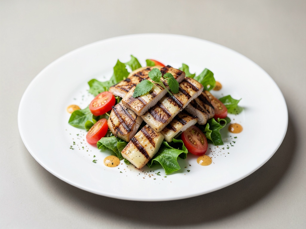 Insalata alla griglia con formaggio