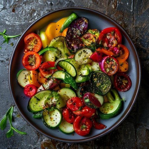 Légumes grillés en antipasti