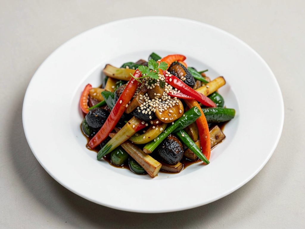 Verdure al wok con sesamo