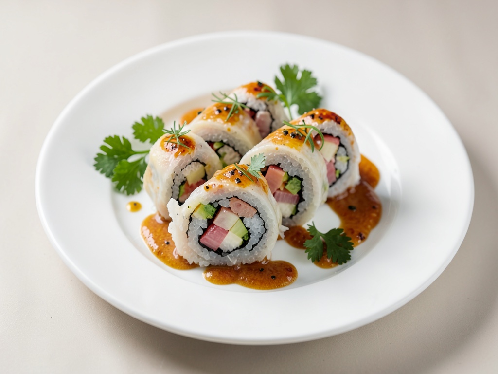 Gemüse California Rolls