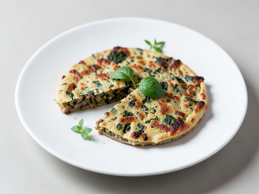 Focaccia croccante di farro e verdure