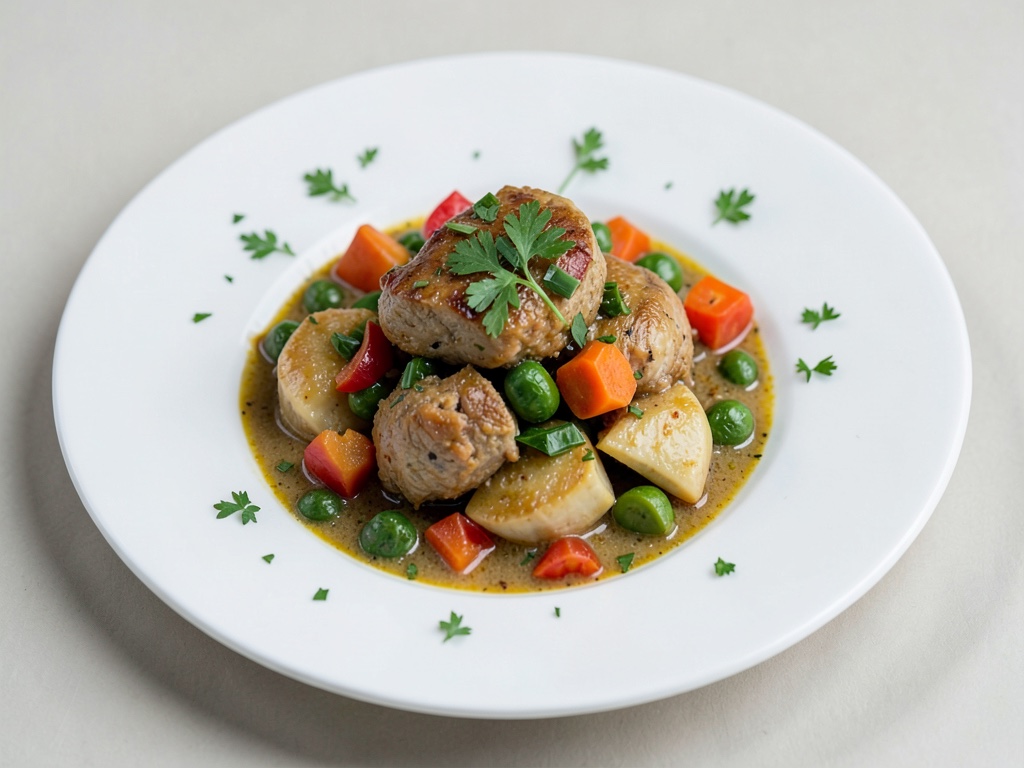 Guiso de Aves y Verduras