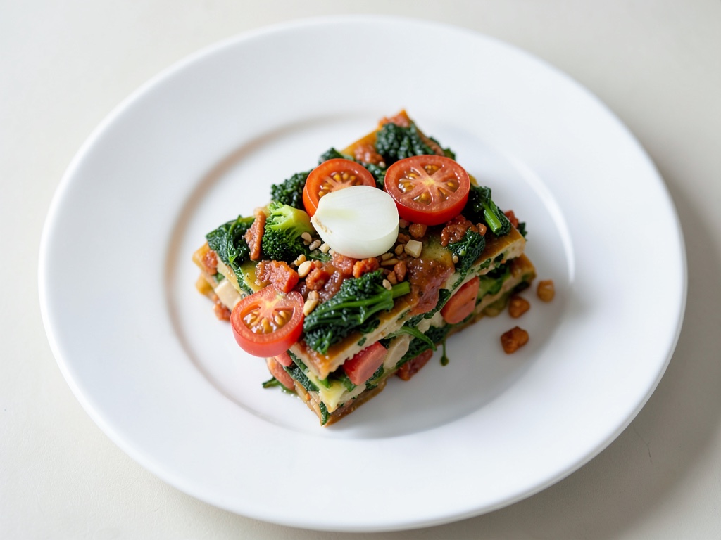 Weißkohl-Lasagne