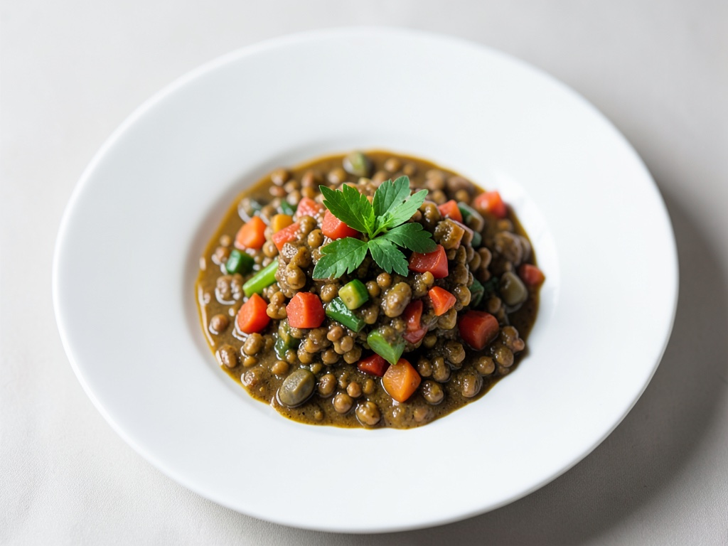 Curry di lenticchie e verdure