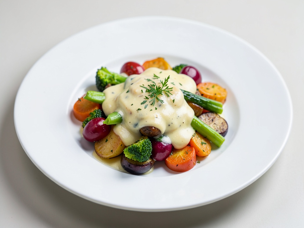 Verdure con salsa Béchamel