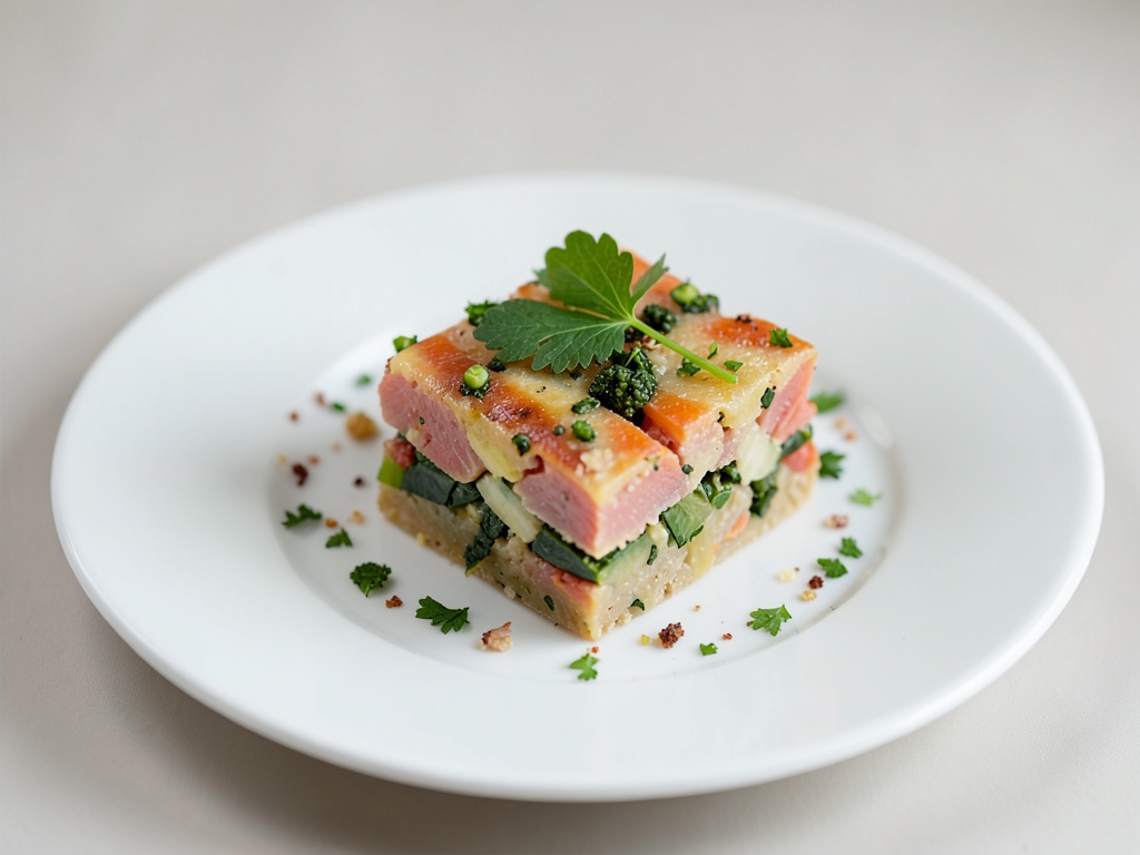 Terrina di salmone affumicato e verdure