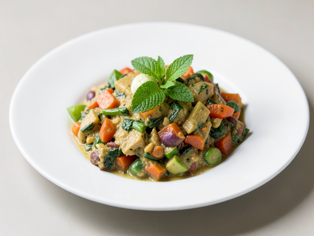 Ragout di verdure veloce con lime e menta