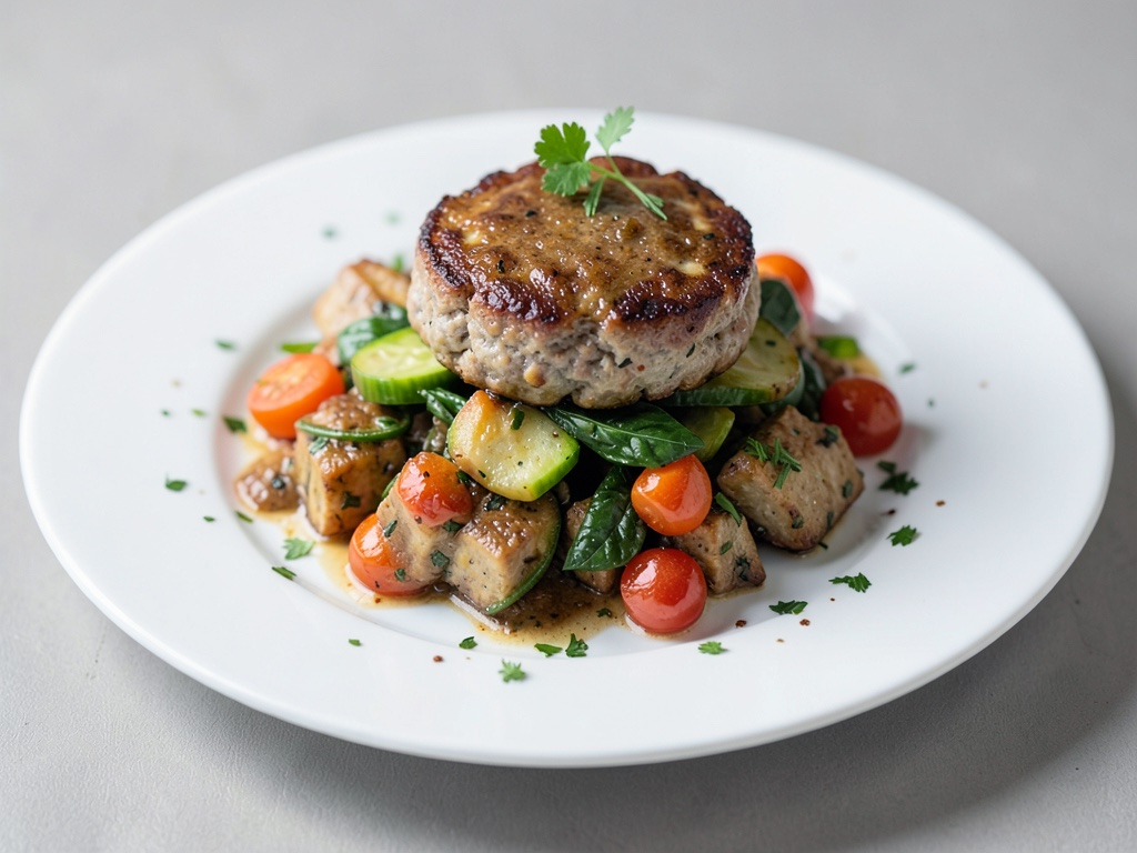 Burgers tofu-légumes
