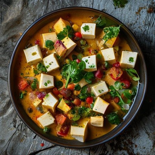 Curry di Tofu e Verdure