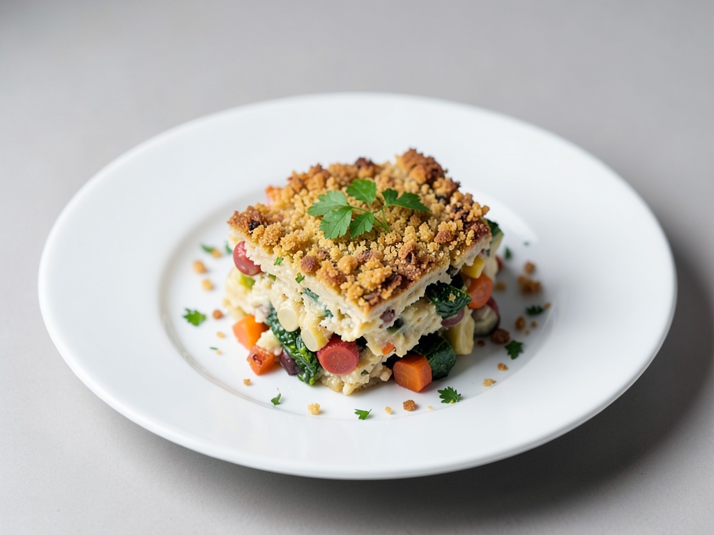 Gratin de légumes à la croûte de noix