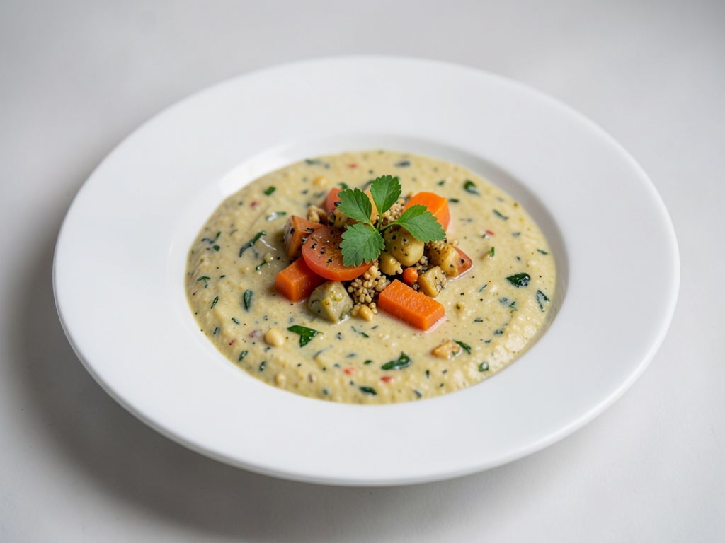 Zuppa cremosa di verdure