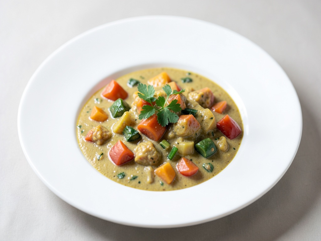 Curry cremoso di verdure