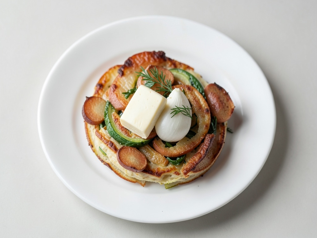 Cremiger Karotten-Flan mit Zuckerschoten