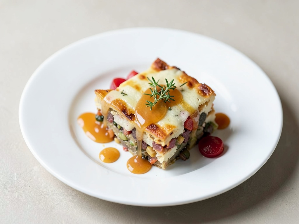 Gratin di verdure alla provenzale con dip al miele e timo