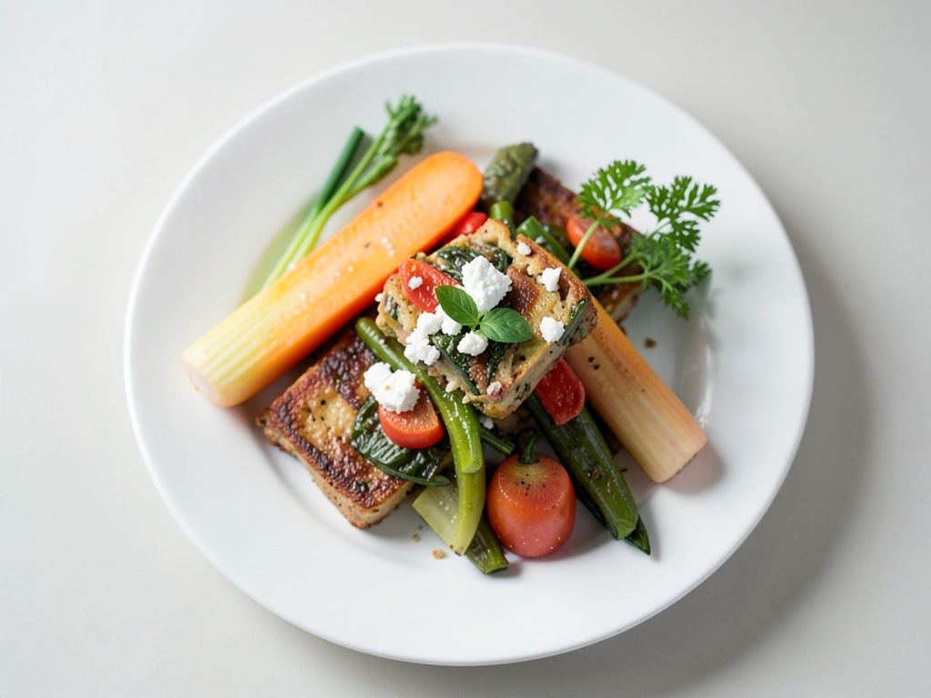 Verdure croccanti con Feta al forno
