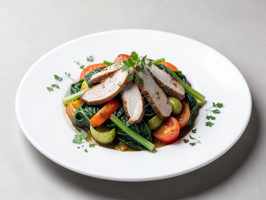 Verdure al wok con striscioline di tacchino