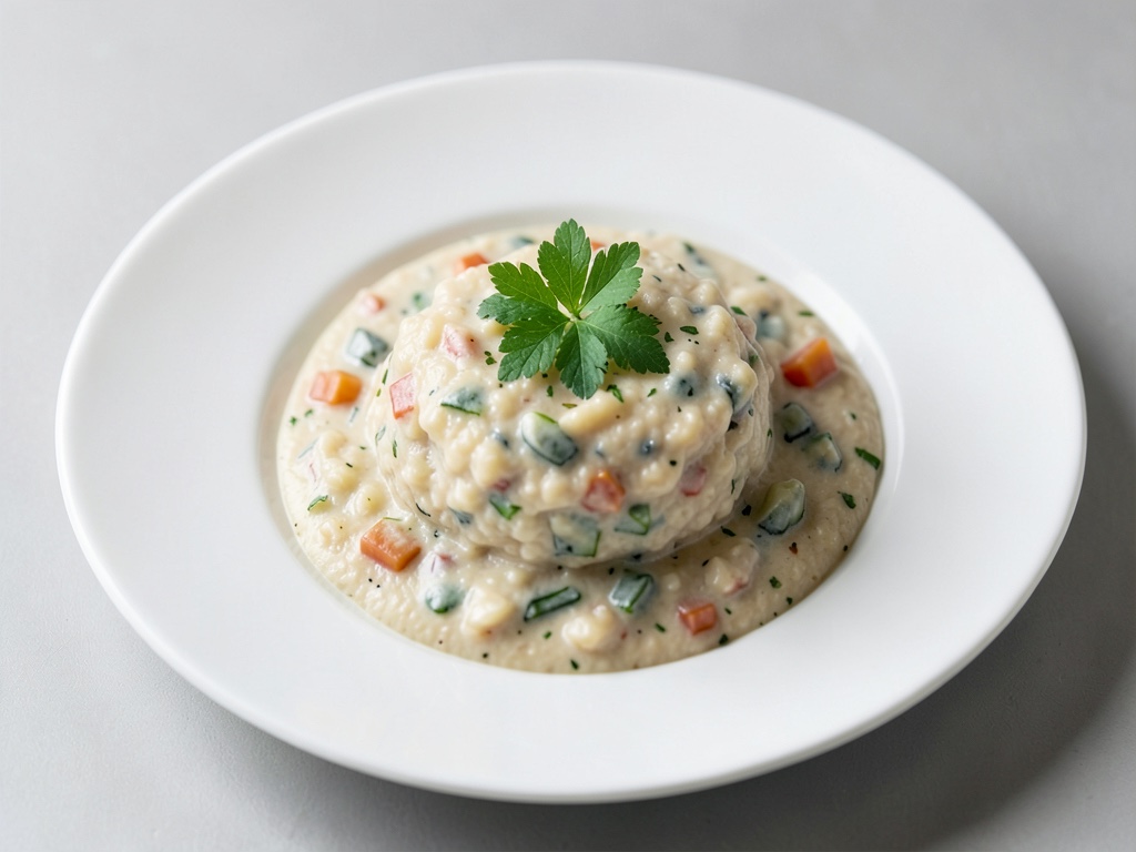 Pudding di verdure cremoso