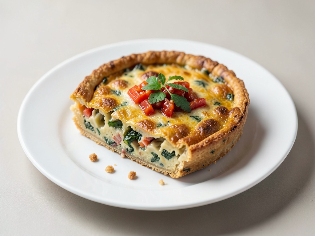 Tarte aux légumes avec salsa fraîche