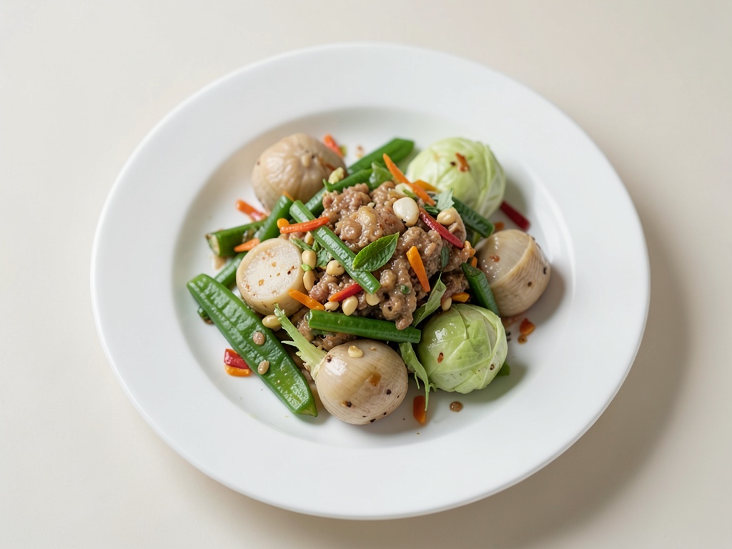 Insalata di verdure miste con carciofi