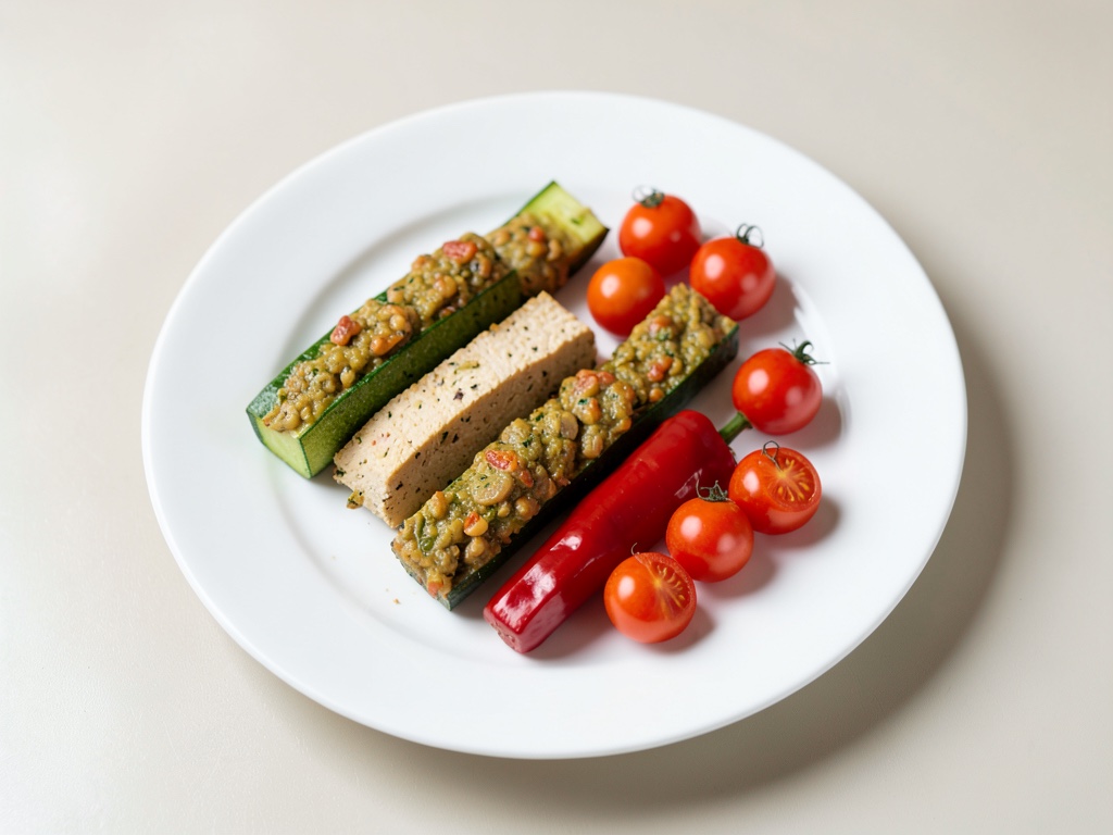 Spiedini di verdure con tofu