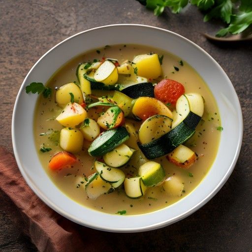 Sopa de verduras sencilla