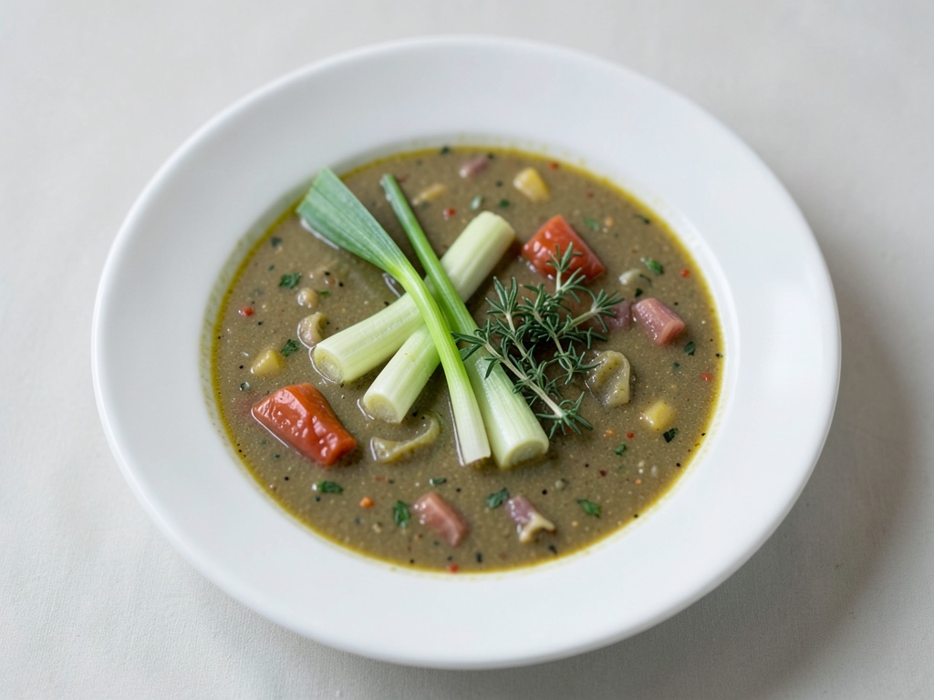 Zuppa di verdure con formaggio adatta ai bambini