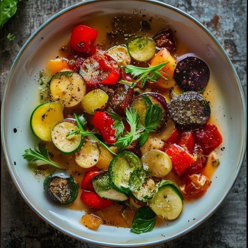 Estofado de verduras variadas