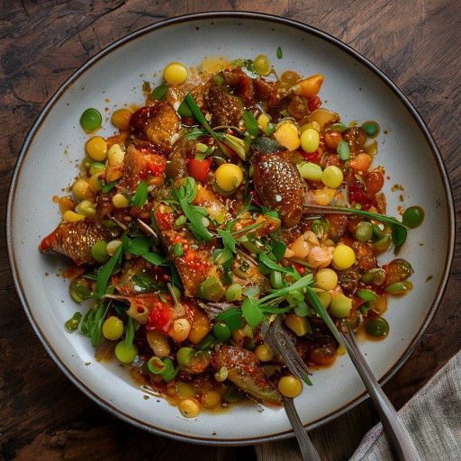Pesce Sichuan in salsa piccante