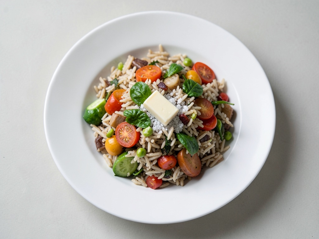 Verdure stufate con riso selvatico
