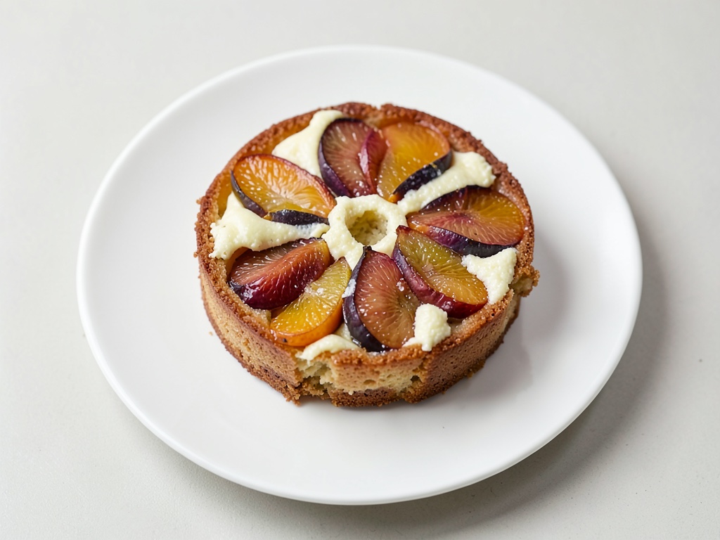 Torta classica alle prugne rovesciata