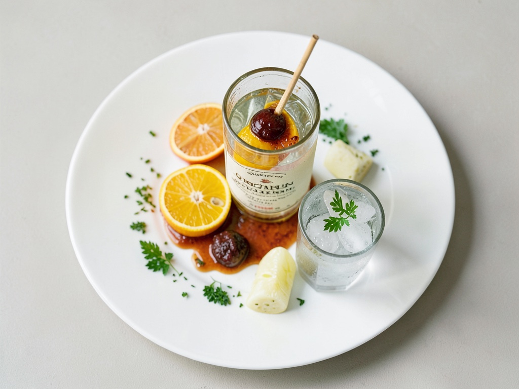 Gin-Orangen-Mixgetränk