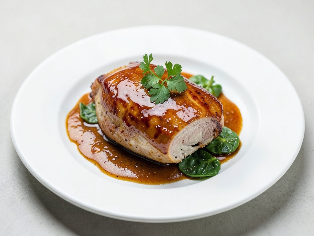 Petto di pollo glassato al miele