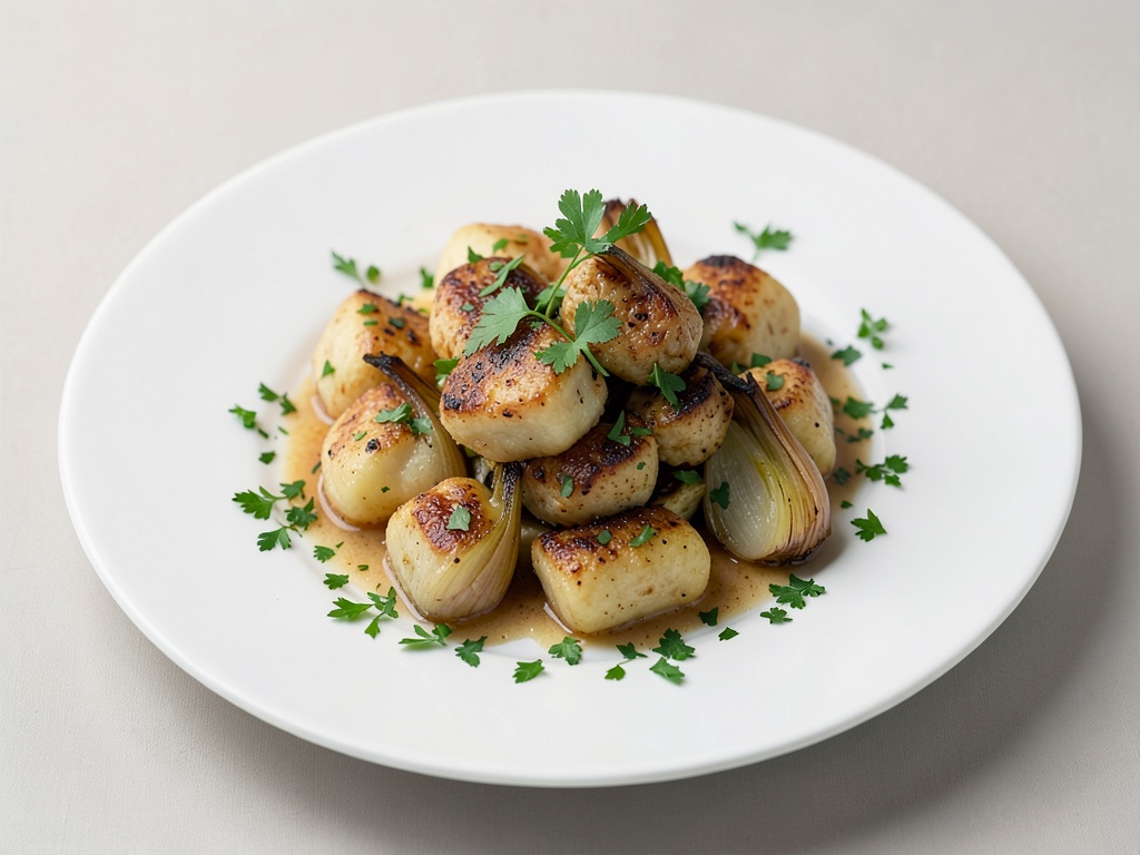 Polpette di semola al forno con carciofi