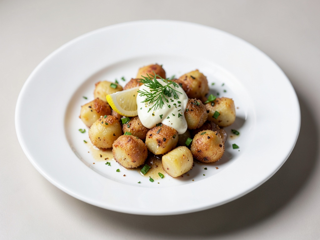 Polpette croccanti di barbabietola e patate con burro al limone