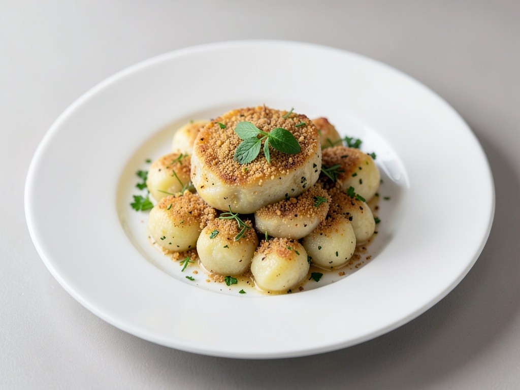 Gnocchi di patate soffici in burro alla salvia croccante