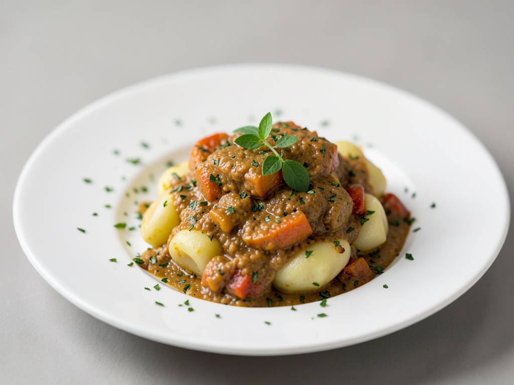 Gnocchi fatti in casa con salsa di zucca e salvia