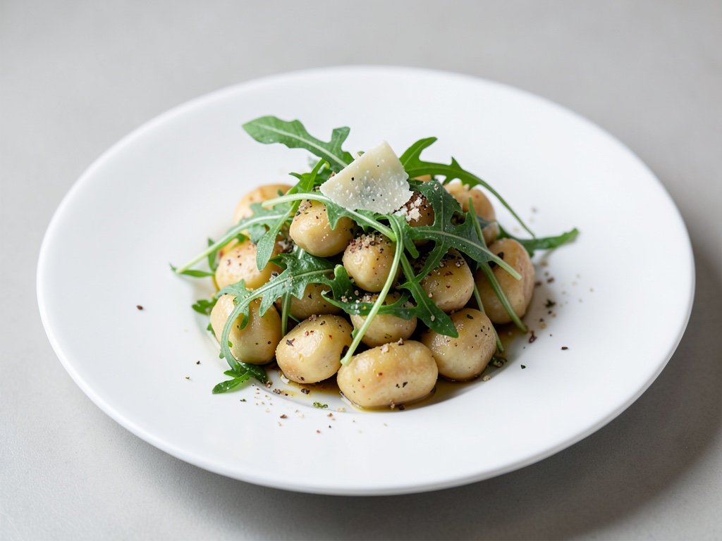 Gnocchi di patata con rucola e pecorino