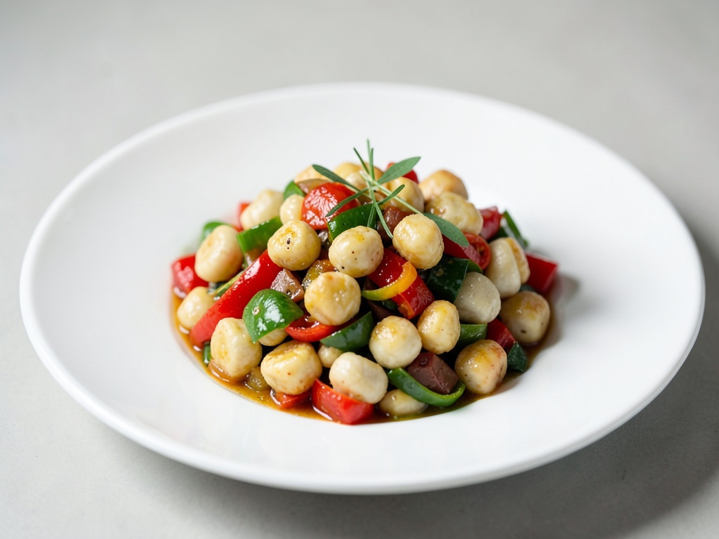 Insalata di Gnocchi Fruttata con Peperoni