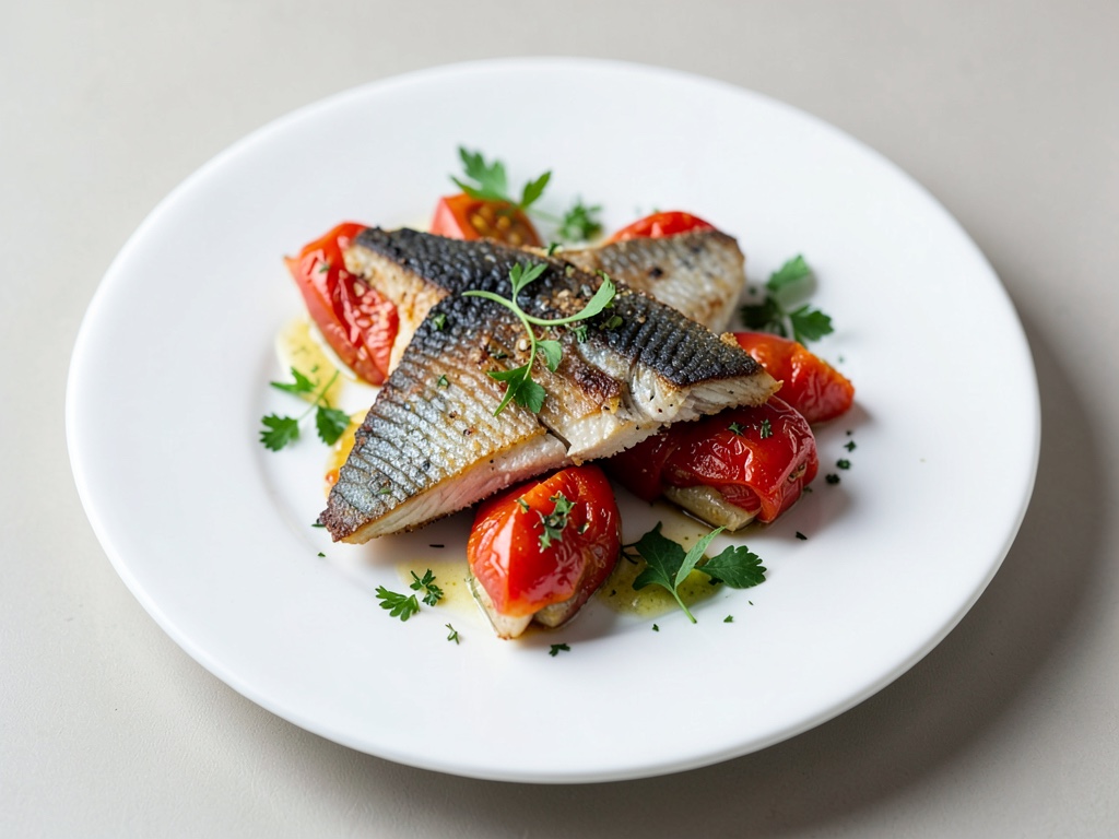 Branzino in involucro di pomodoro al forno