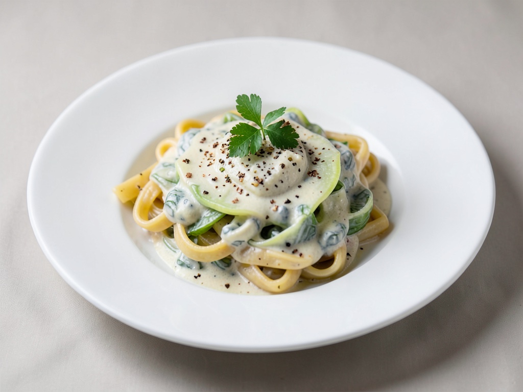 Cremige Wirsing-Pasta mit Gorgonzola
