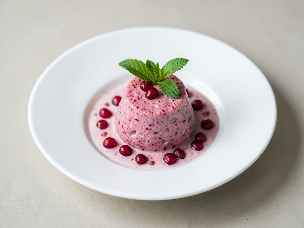 Fruchtiger Granatapfel-Joghurt-Drink