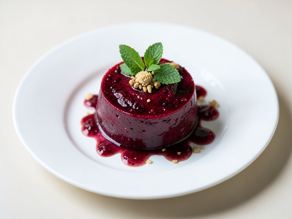 Granité alla vaniglia fruttato e ghiacciato