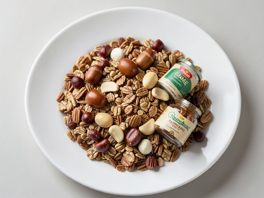Granola crujiente de freidora de aire