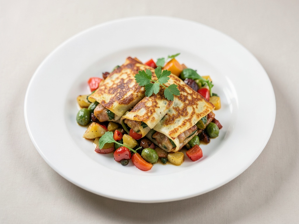Cottoloni di verdure gratinati con crêpes