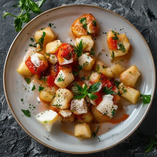 Gnocchi croccanti al sugo di pomodoro