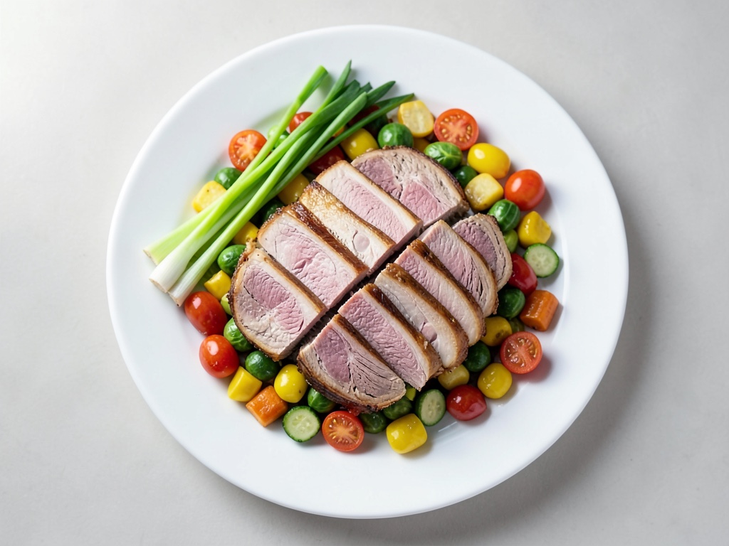 Petto di pollo croccante con crosta di formaggio e verdure fresche